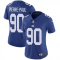 Women Giants #90 Jason Pierre-Paul Nike blue Color Rush Limited Jersey