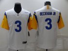 Nike Los Angeles Rams #3 Odell Beckham Jr White color rush limited jersey