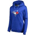 Toronto Blue Jays Women's Team Color Primary Logo Pullover Hoodie - Royal