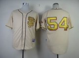 San Francisco Giants #54 Romo gold mlb jerseys