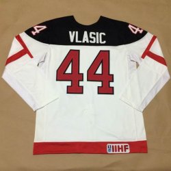 Olympic CA. #44 Marc-Edouard Vlasic 100th Anniversary Stitched NHL Jerseys