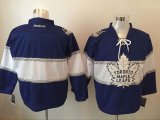 Reebok Blank Toronto Maple Leafs Blue 2017 Centennial Classic Premier Player Jersey