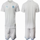 2019-2020 Olympique de Marseille White soccer jersey home