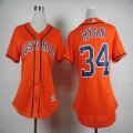 women San Diego Padres #4 Wil Myers orange mlb baseball jerseys