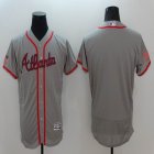 2016 Atlanta Braves blank Grey elite baseball jersey