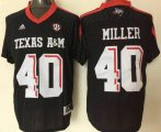 Texas A&M Aggies #40 Von Miller Black College Football Authentic Techfit Jerseys