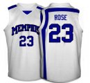 NCAA Memphis #23 Rose Soul Swingman white Jersey