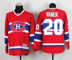 Reebok Montreal Canadiens #20 Thomas Vanek Red NHL Jerseys