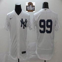 Nike New York Yankees #99 Aaron Judge White Flexbase Authentic Collection Jersey