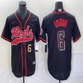 Nike Cincinnati Reds #6 Jonathan India black majestic baseball jerseys Joint name-BD 06