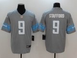 Detroit Lions #9 Matthew Stafford Nike gray skyblue Color Rush Limited Jersey