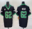 Philadelphia Eagles 62# Jason Kelce black Nike Vapor F.U.S.E. Limited Jersey