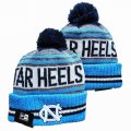 2024 North Carolina Tar Heels skyblue white NCAA Sport Cuffed Knit Hats