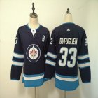 Women Adidas Dustin Byfuglien #33 Blue Winnipeg Jets Hockey Jersey