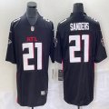 Nike Atlanta Falcons #21 Deion Sanders black color Rush Limited Jersey