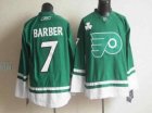 nhl philadelphia flyers #7 barber green jersey