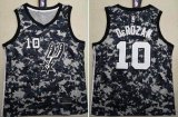 San Antonio Spurs #10 Demar Derozan black camo nike nba jersey-LT