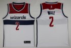 Nike Washington Wizards #2 John Wall white basketball jersey-LT