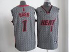 Miami Heat BOSH 1# gray nba final jerseys