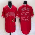 Nike San Diego Padres #23 Fernando Tatis Jr red majestic mlb Jerseys Joint name 01