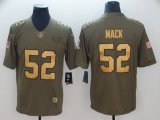 Nike Bears #52 Khalil Mack green Service Retired Player Limited Jersey-BD