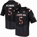 Custom South Carolina #5 Stephon Gilmore black fashion college football jersey