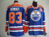 Edmonton Oilers 83# HEMSKY Blue NHL Jerseys