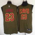 Cleveland Cavaliers #23 LeBron James Green nike nba jersey