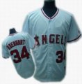 Anaheim Angels Jerseys 34 Adenhart Embroidered Jersey White