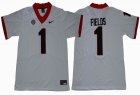 Nike Alabama Crimson Tide #1 Fields white College Football Jersey