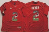 Alabama Crimson Tide Red #2 Derrick Henry Red fashion college football jersey