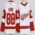 Detroit Red Wings #88 Patrick Kane white red hockey jersey-PD