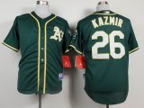 Oakland Athletics 26 Scott Kazmir green mlb jerseys