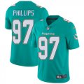 Dolphins #97 Jordan Phillips Nike green Color Rush Limited Jerseys