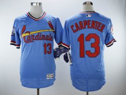 St Louis Cardinals Matthew Carpenter #13 skyblue Flexbase Authentic Collection Jersey