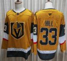 Vegas Golden Knights #33 Adin Hill gold hockey Jersey