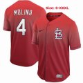 Nike St.Louis Cardinals #4 Yadier Molina red drift baseball jersey