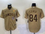 Nike San Diego Padres #84 Dylan Cease gold majestic baseball jerseys