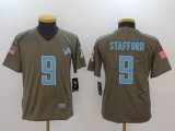 Youth Nike Detroit Lions #9 Matthew Stafford green Color Rush Limited Jersey