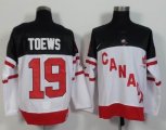 Team Canada #19 Jonathan Toews white 100th Anniversary Stitched NHL Jerseys