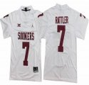 Oklahoma Sooners #7 Spencer Rattler white College Football Jersey