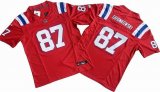 New England Patriots 87# Rob Gronkowski red Nike Vapor F.U.S.E. Limited Jersey