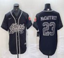 Nike San Francisco 49ers #23 Christian McCaffrey black fashion baseball jerseys Joint name-BD