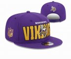 2023 Vikings purple NFL Snapback Hats-YD