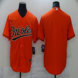 Nike Baltimore Orioles Blank orange majestic baseball jersey-BD