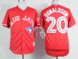 2015 Toronto blue jays #20 Josh Donaldson red baseball jerseys