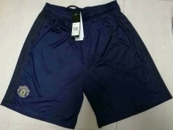 2019-2020 Manchester United club Thailand version blue soccer shorts