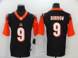 Nike Cincinnati Bengals #9 Joe Burrow black Color Rush Limited Jersey