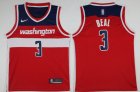 Nike Washington Wizards Bradley Beal 3# red nba basketball Jersey-LT