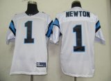 Reebok Carolina Panthers #1 Cam Newton white nfl jerseys